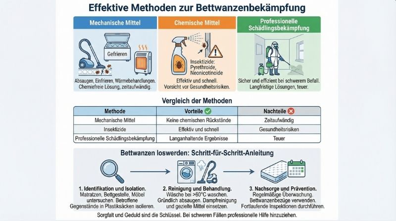 Effektive Methoden Bettwanzen zu bekämpfen