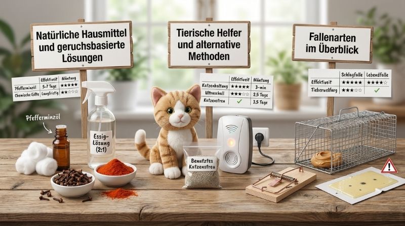 Natürliche Hausmittel und geruchsbasierte Lösungen