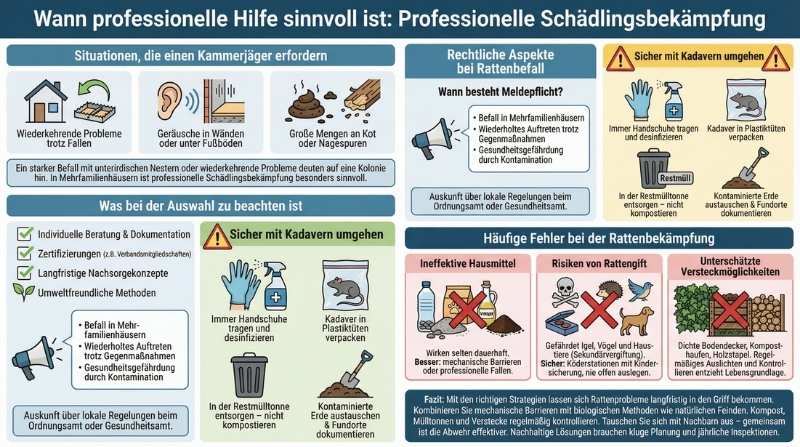Situationen, die einen Kammerjäger erfordern