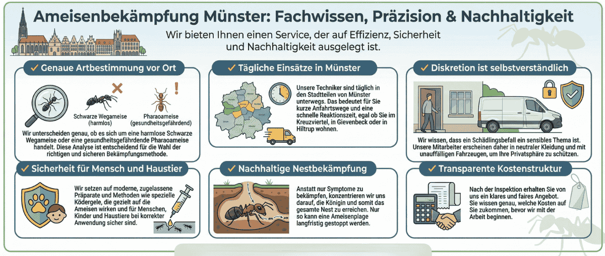 Ameisenbekämpfung Münster