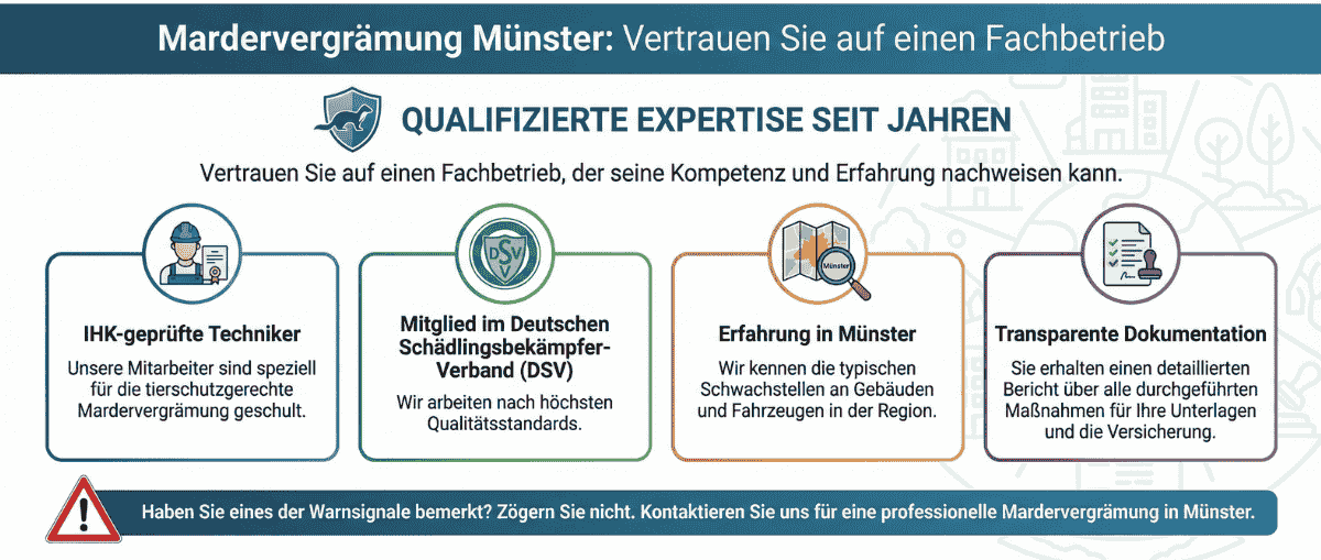 Mardervergrämung in Münster