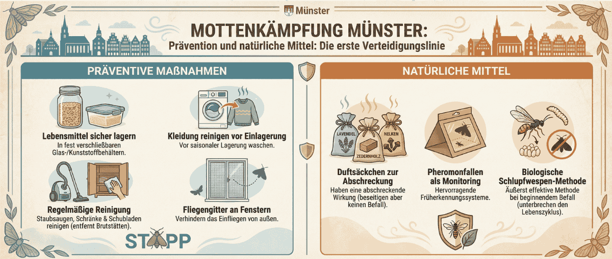 Mottenbekämpfung in Münster