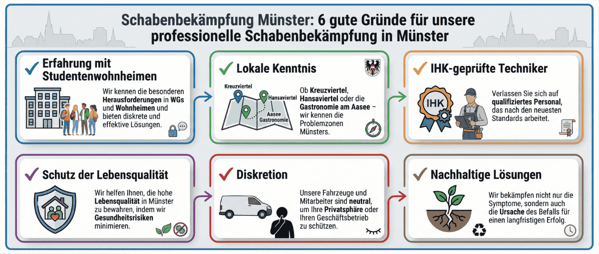 Schabenbekämpfung Münster