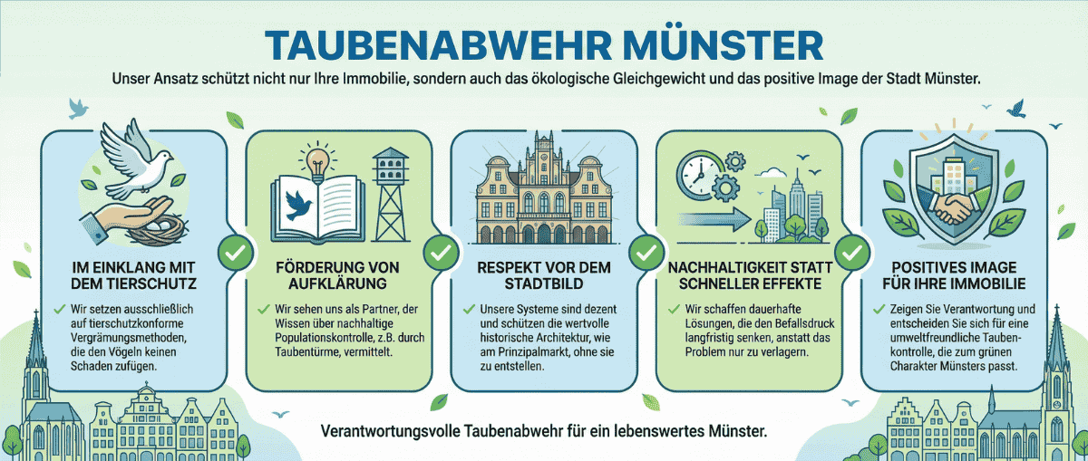 Taubenabwehr Münster
